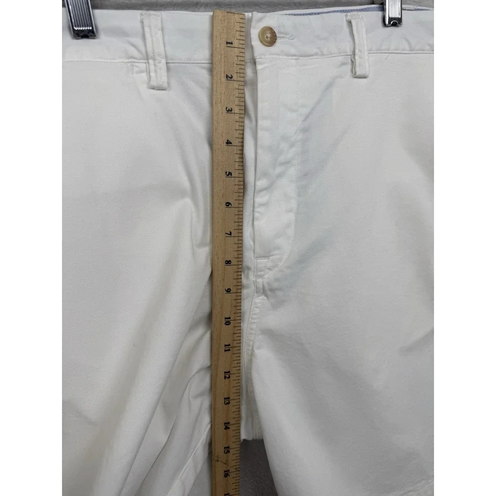 Polo Ralph Lauren Chino Shorts White Stretch Classic Fit Men's 40 Preppy Golf